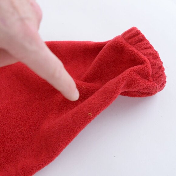 Northern Reflections Red Embroidered Skaters Winter Fleece Zip Up Sweater Xl - Picture 12 of 12